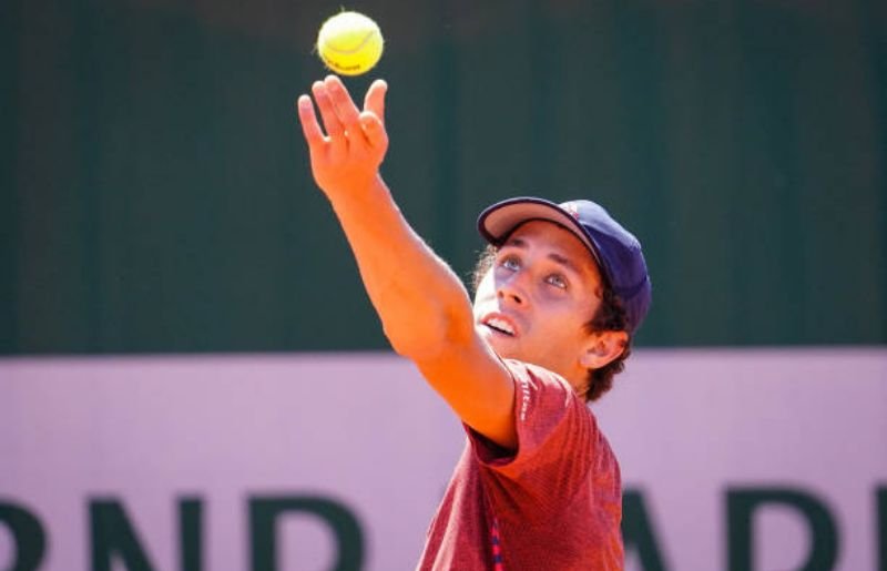 Daniel Elahi at the Roland Garros - First round